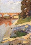 Wassily Kandinsky Port oil